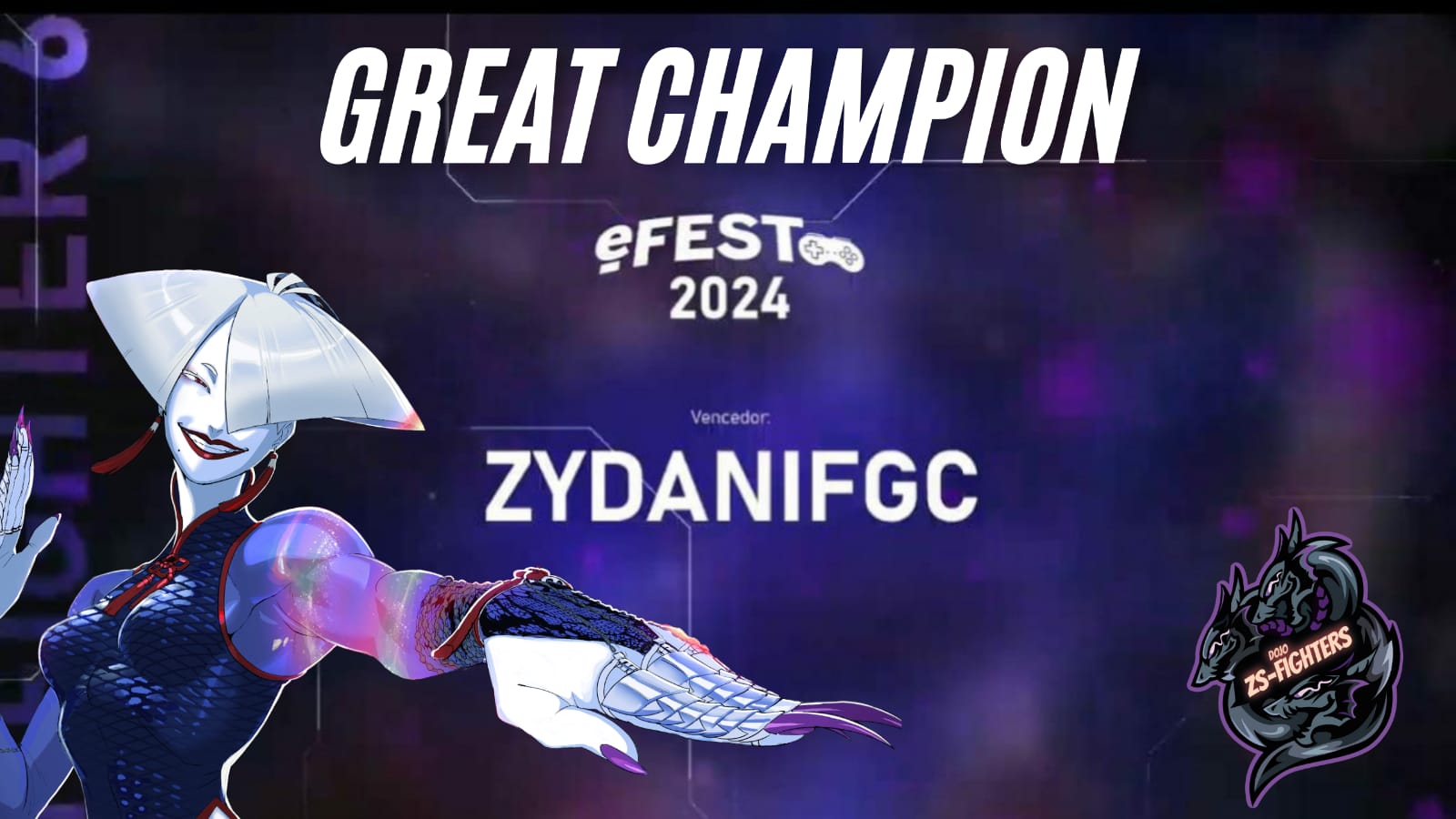 Zydani Campeão Torneio eFest