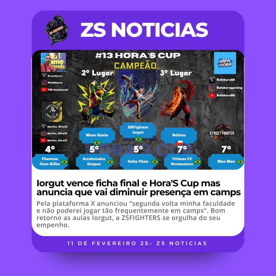 Iorgut vence ficha final e Hora’S Cup mas anuncia que vai diminuir presença em camps