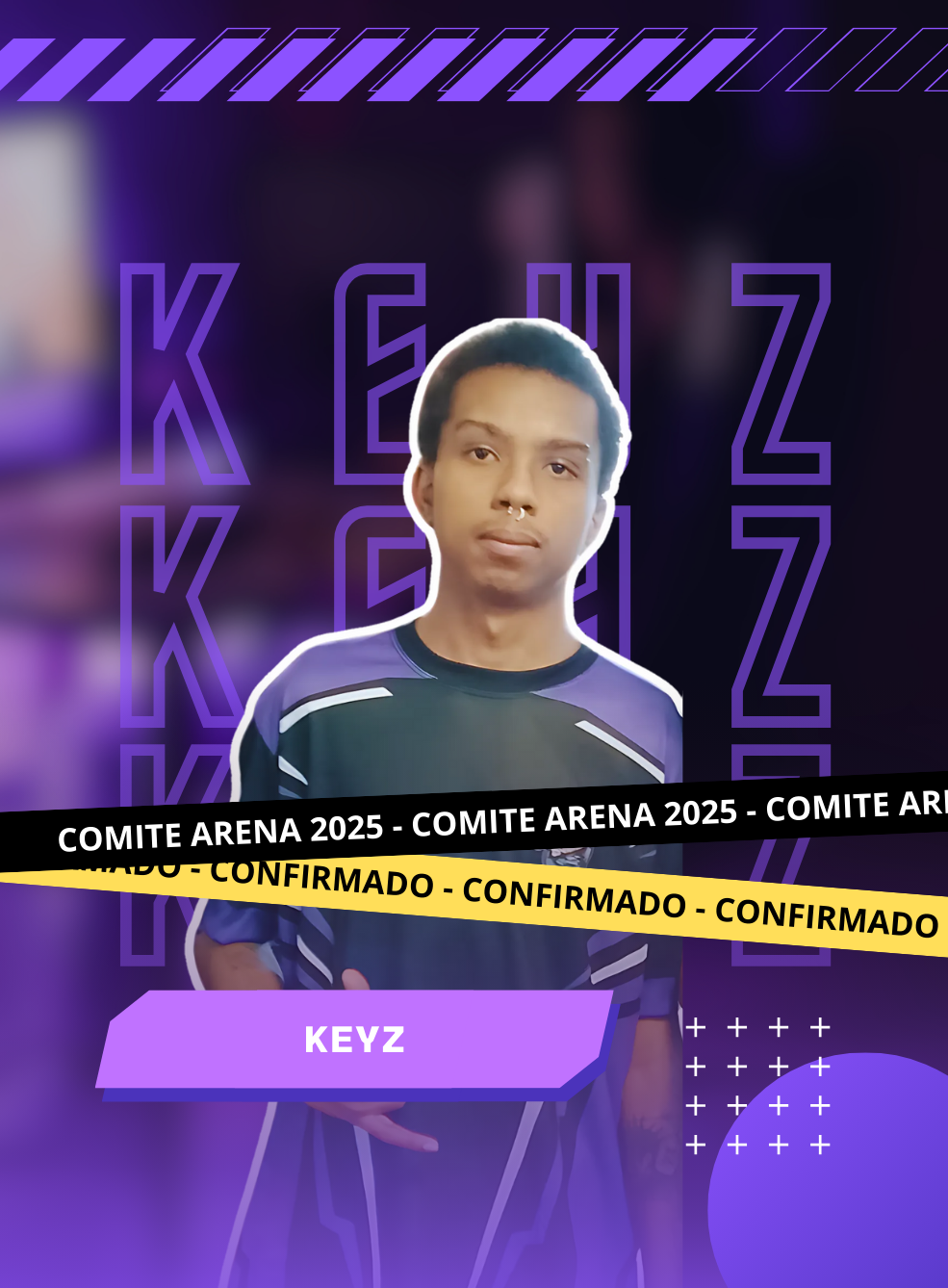 Keyz Confirmado para Comite Arena 2025