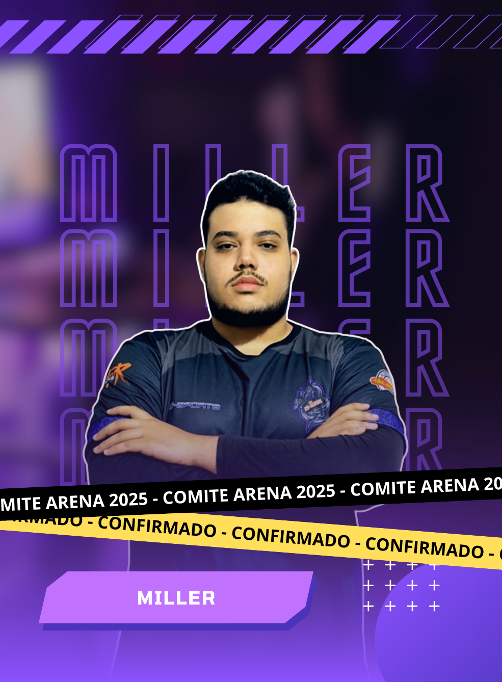 Miller Confirmado para Comite Arena 2025
