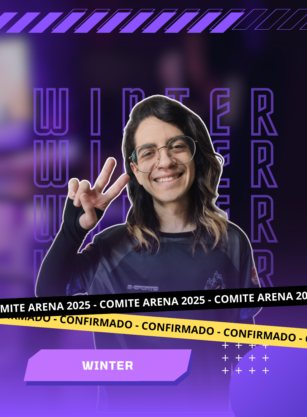 Winter Confirmado para Comite Arena 2025